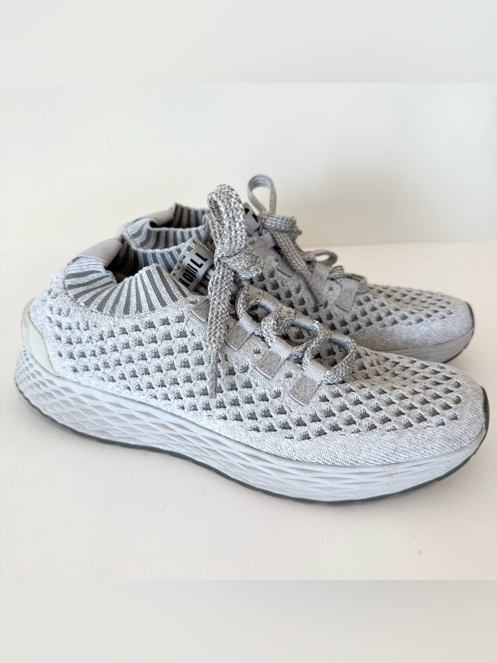 Nobull Allday Knit Women's Size 8.5 Running Shoes Gray Athletic Sneakers